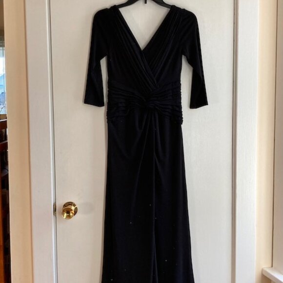 Tadashi Shoji Designer gown, black, XS - Picture 2 of 9